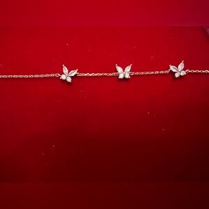 Rose Gold Butterfly Bracelet